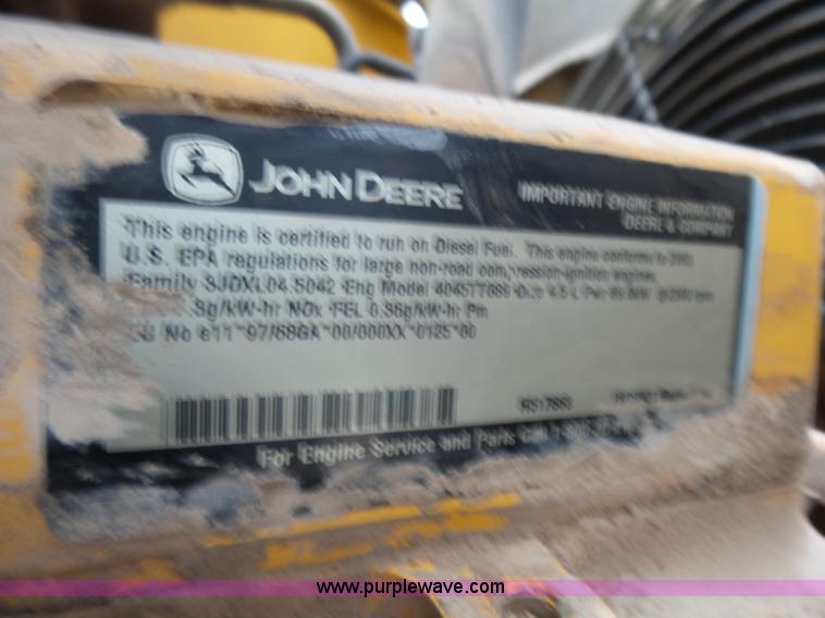 image for item L5434 2003 John Deere 310G backhoe