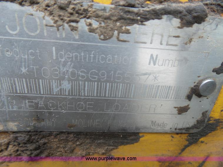 image for item L5434 2003 John Deere 310G backhoe