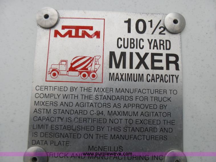 image for item L5435 1995 Kenworth W900B mixer truck