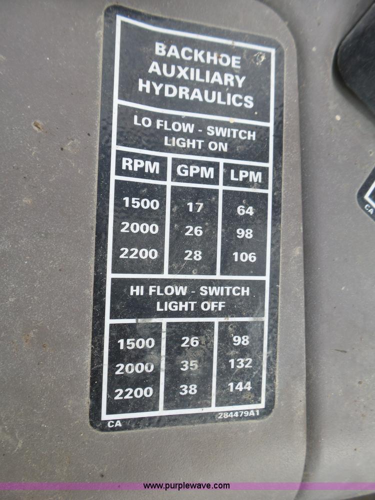image for item L5436 2001 Case 580 Super M backhoe
