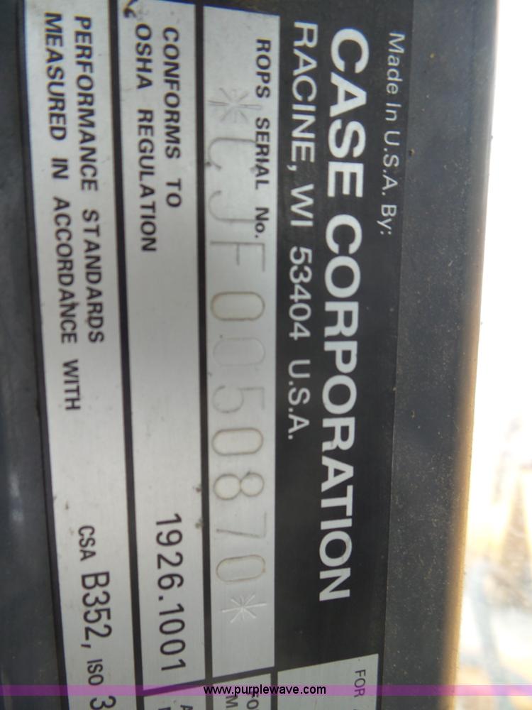 image for item L5436 2001 Case 580 Super M backhoe