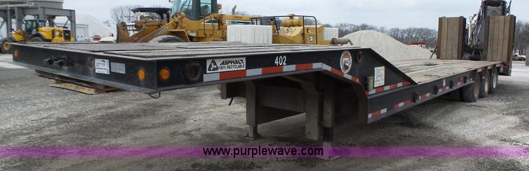 image for item L5586 1998 Trail Boss Paver Special drop deck trailer