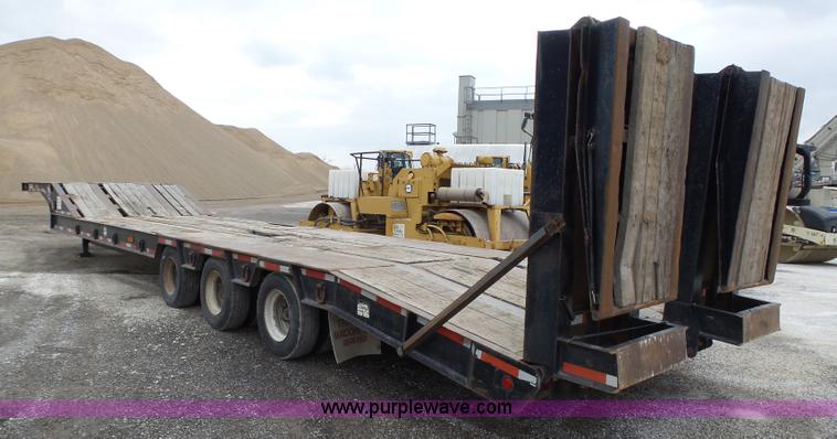 image for item L5586 1998 Trail Boss Paver Special drop deck trailer