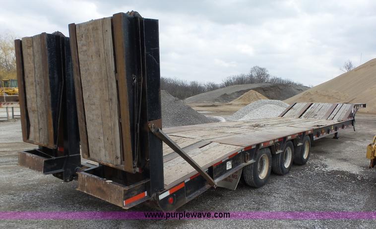 image for item L5586 1998 Trail Boss Paver Special drop deck trailer