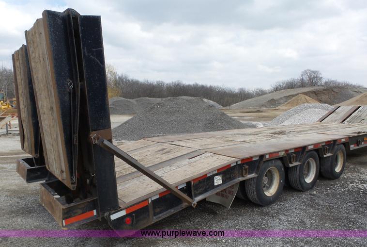 image for item L5586 1998 Trail Boss Paver Special drop deck trailer