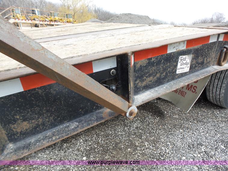 image for item L5586 1998 Trail Boss Paver Special drop deck trailer