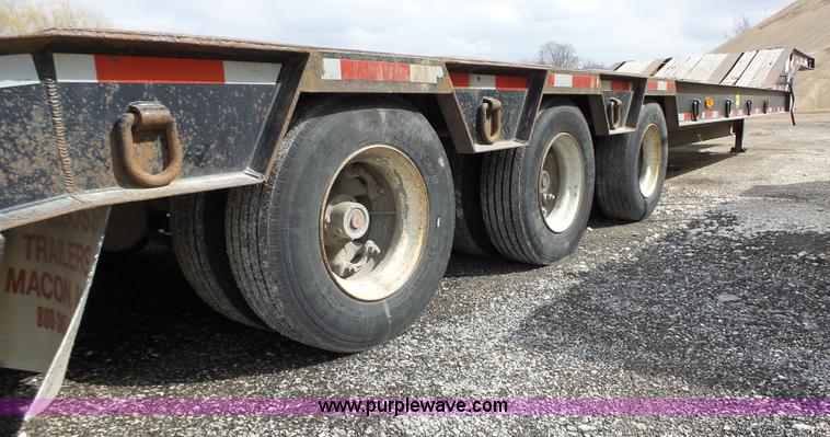 image for item L5586 1998 Trail Boss Paver Special drop deck trailer