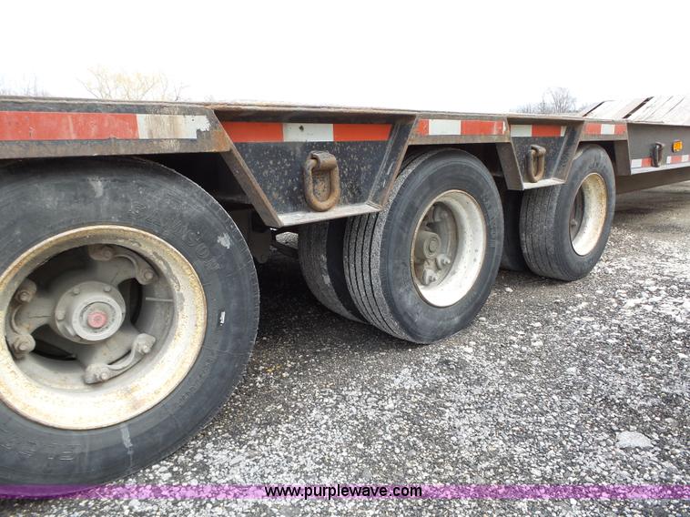 image for item L5586 1998 Trail Boss Paver Special drop deck trailer