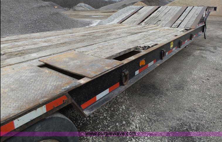 image for item L5586 1998 Trail Boss Paver Special drop deck trailer