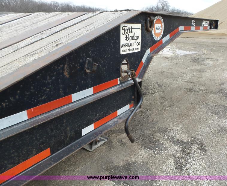 image for item L5586 1998 Trail Boss Paver Special drop deck trailer