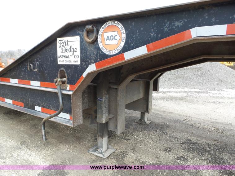 image for item L5586 1998 Trail Boss Paver Special drop deck trailer