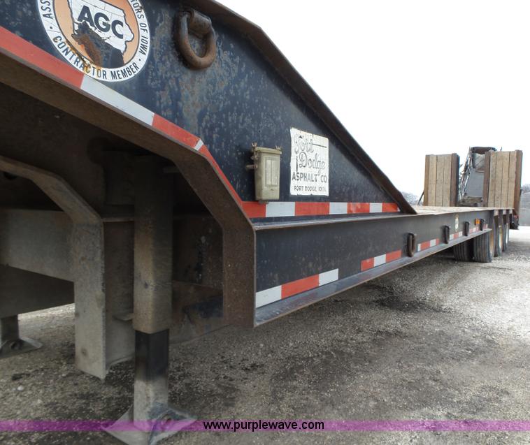image for item L5586 1998 Trail Boss Paver Special drop deck trailer