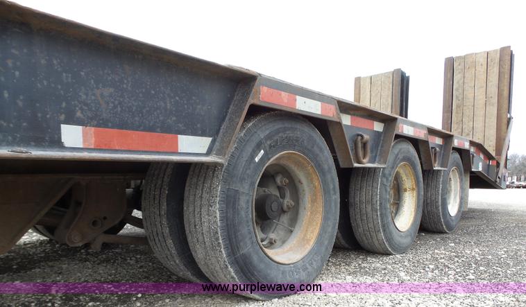 image for item L5586 1998 Trail Boss Paver Special drop deck trailer