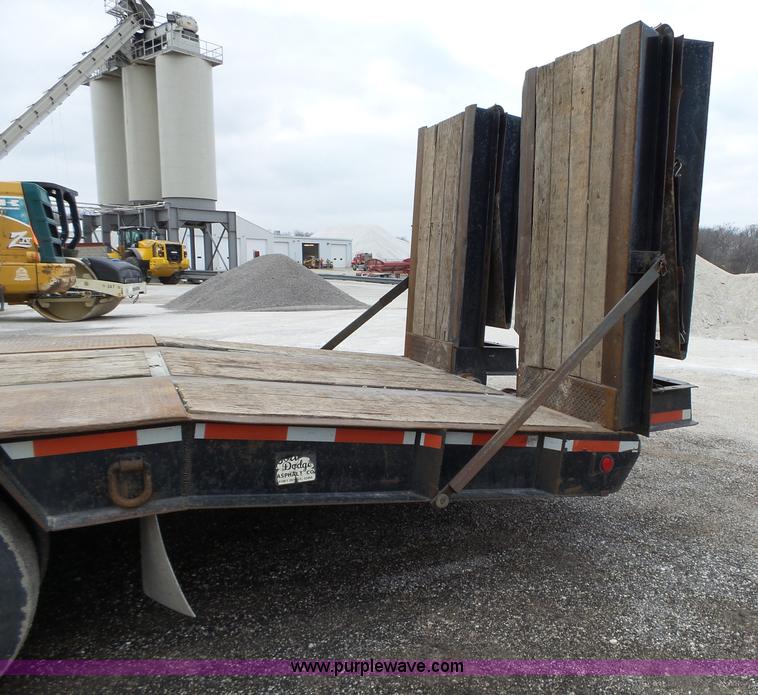 image for item L5586 1998 Trail Boss Paver Special drop deck trailer