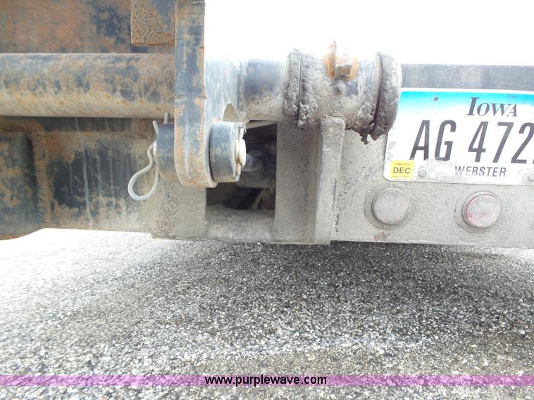 image for item L5586 1998 Trail Boss Paver Special drop deck trailer