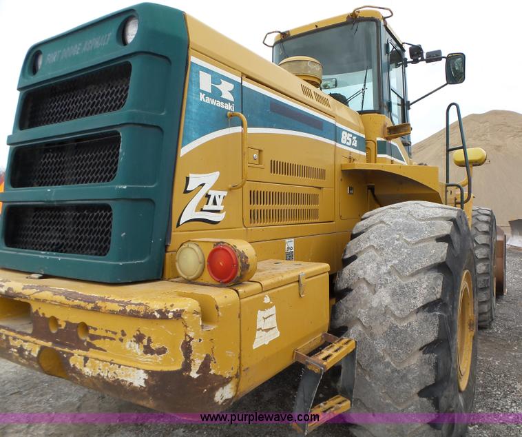 image for item L5587 1998 Kawasaki 85Z IV wheel loader