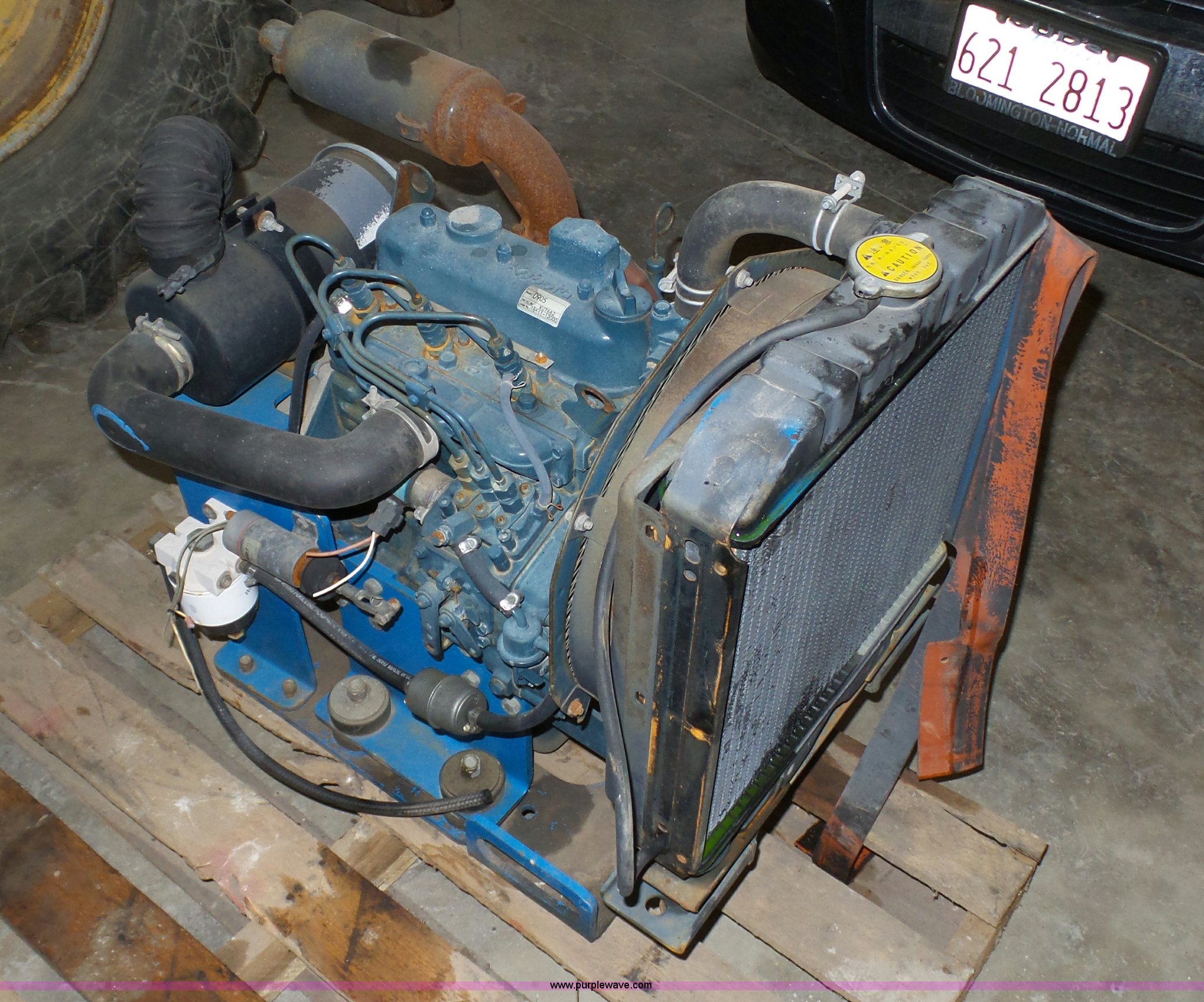 Kubota D905 three cylinder diesel engine in Carlock, IL | Item J7271 ...
