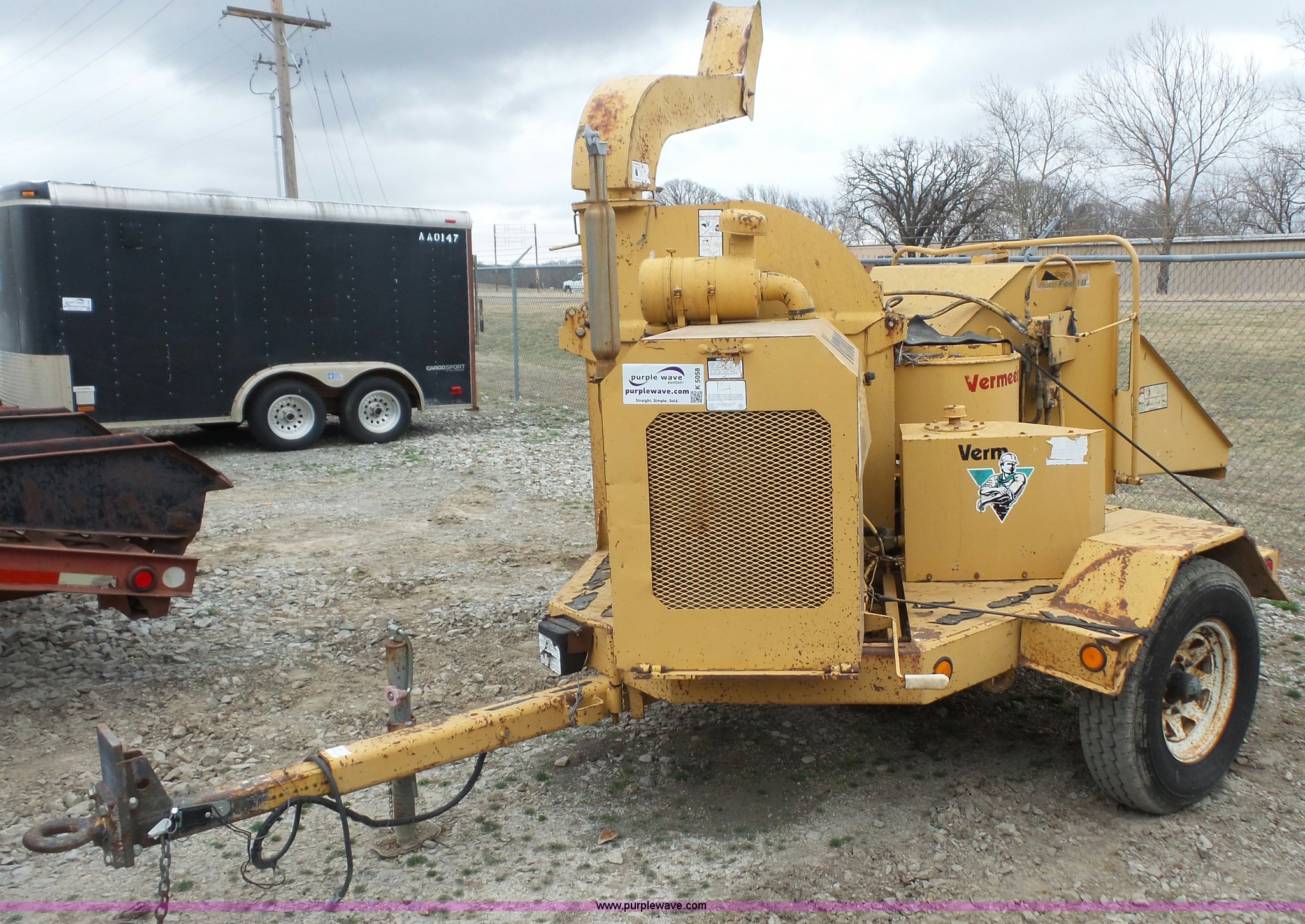 Vermeer 1250 wood chipper in Topeka, KS Item K5058 sold Purple Wave