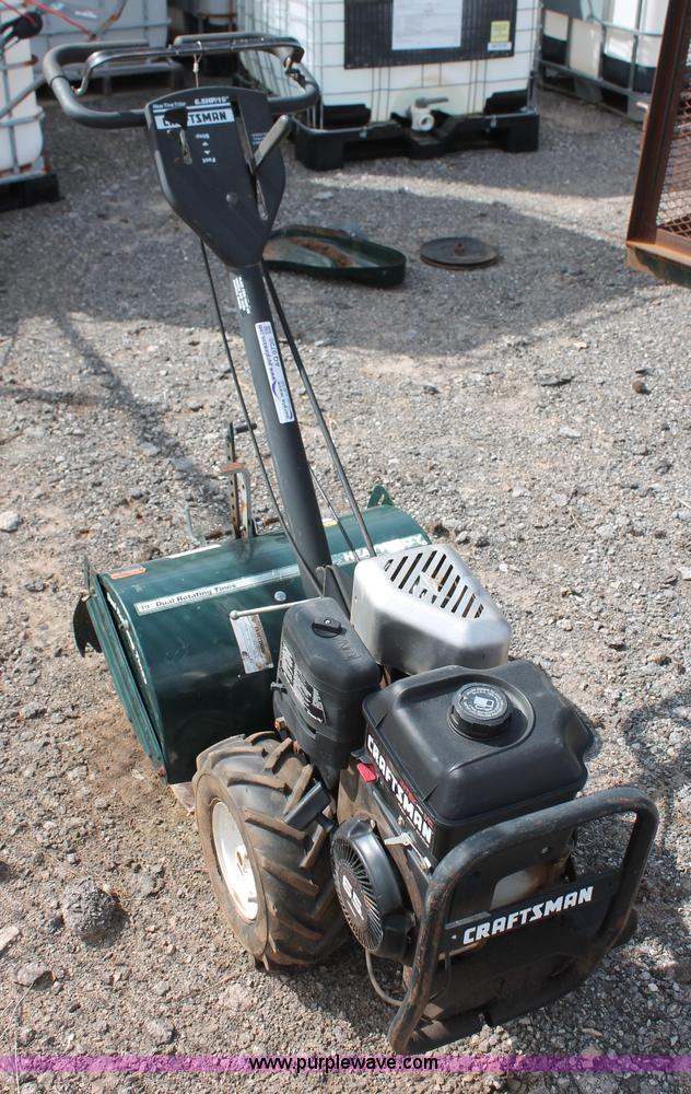 image for item AQ9720 Craftsman rear tine tiller