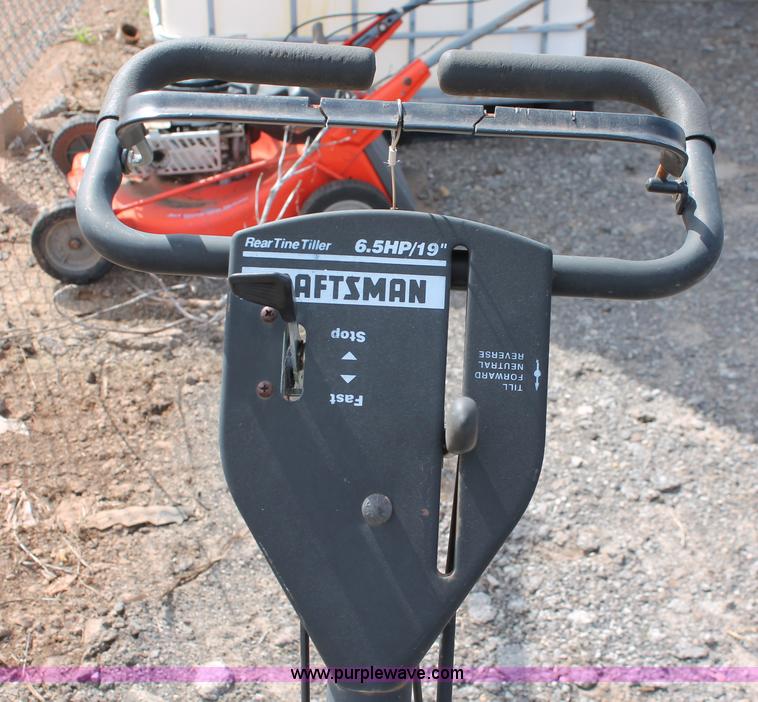 image for item AQ9720 Craftsman rear tine tiller