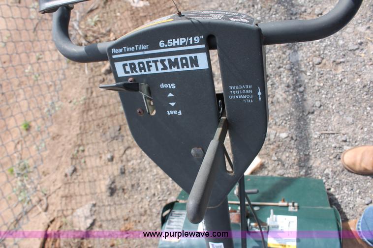 image for item AQ9720 Craftsman rear tine tiller