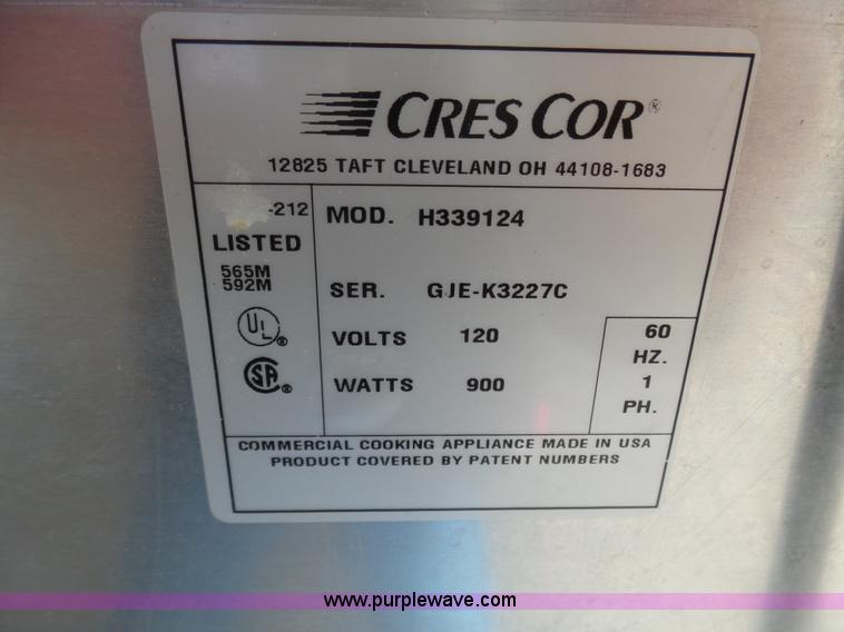 image for item AR9459 Crescor double stack warmer oven