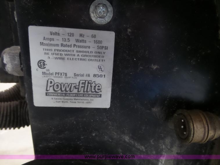 image for item AR9460 Power-Flite PFX75 carpet cleaner