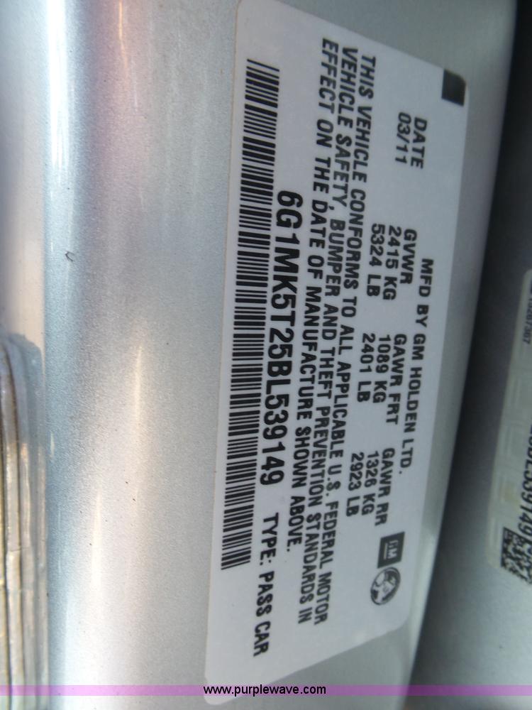 image for item AR9466 2011 Chevrolet Caprice Police