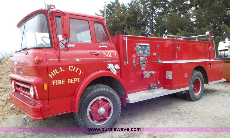 image for item AV9823 1968 Chevrolet fire truck