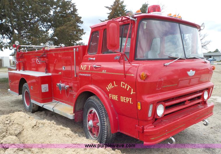 image for item AV9823 1968 Chevrolet fire truck