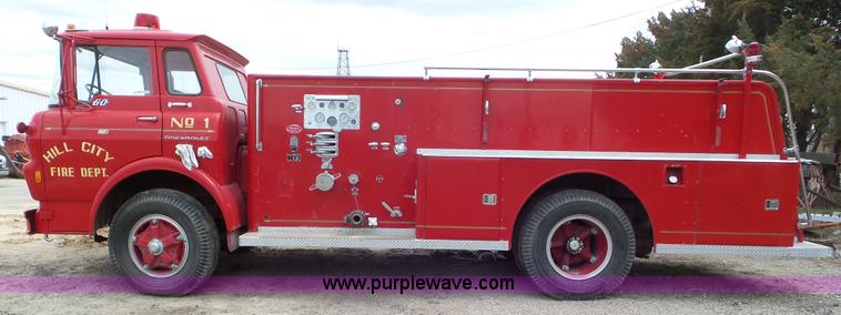 image for item AV9823 1968 Chevrolet fire truck