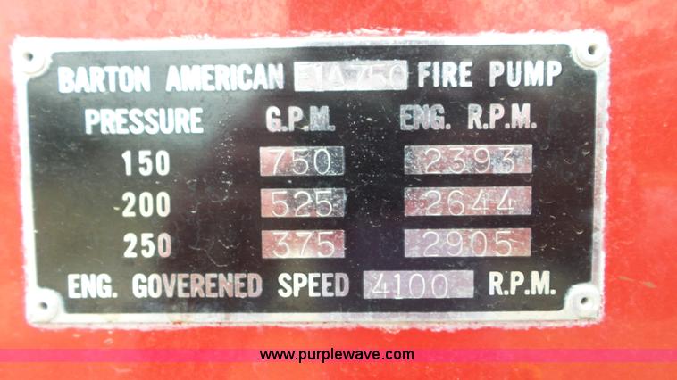 image for item AV9823 1968 Chevrolet fire truck