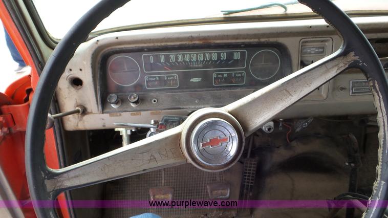 image for item AV9824 1965 Chevrolet C60 dump flatbed truck