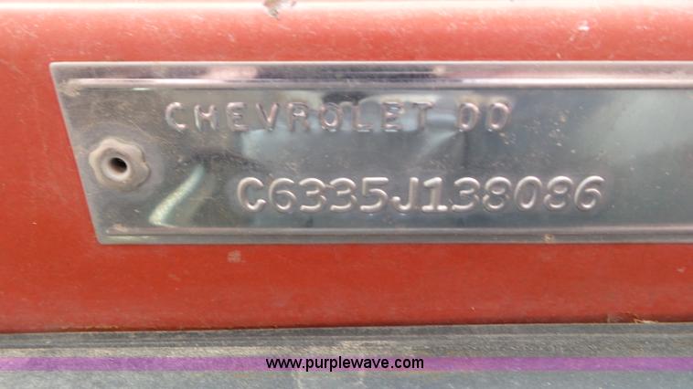 image for item AV9824 1965 Chevrolet C60 dump flatbed truck