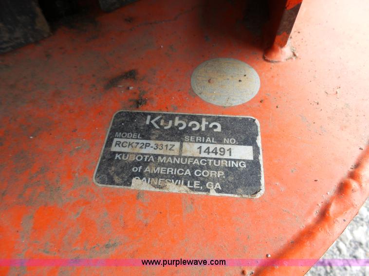 image for item BT9253 Kubota ZD331 riding mower