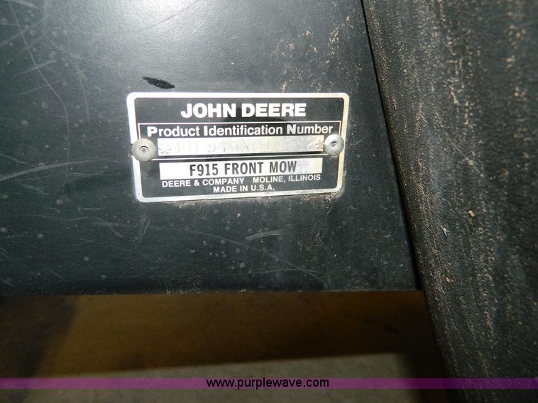 image for item BT9762 John Deere F915 lawn mower