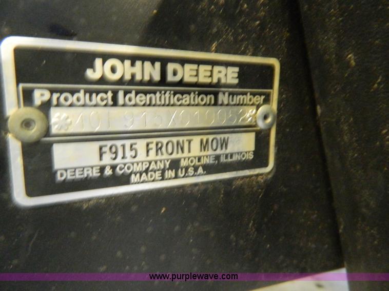 image for item BT9762 John Deere F915 lawn mower