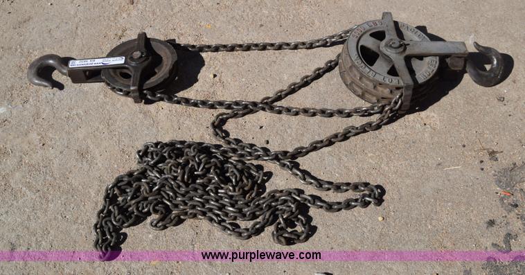 image for item BX9832 Weston chain hoist