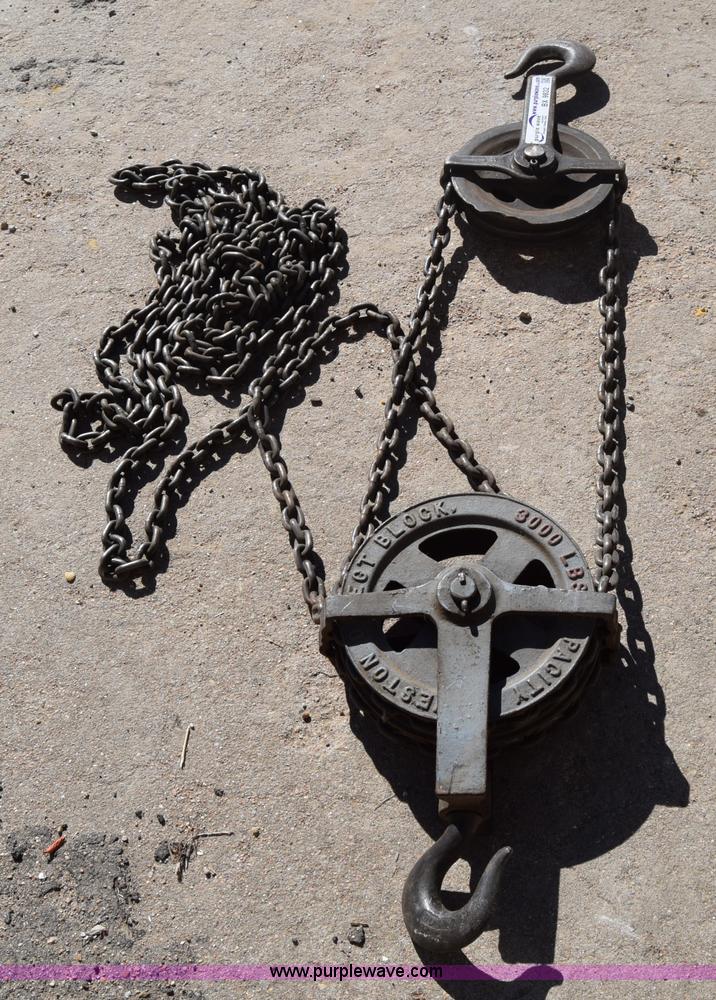 image for item BX9832 Weston chain hoist