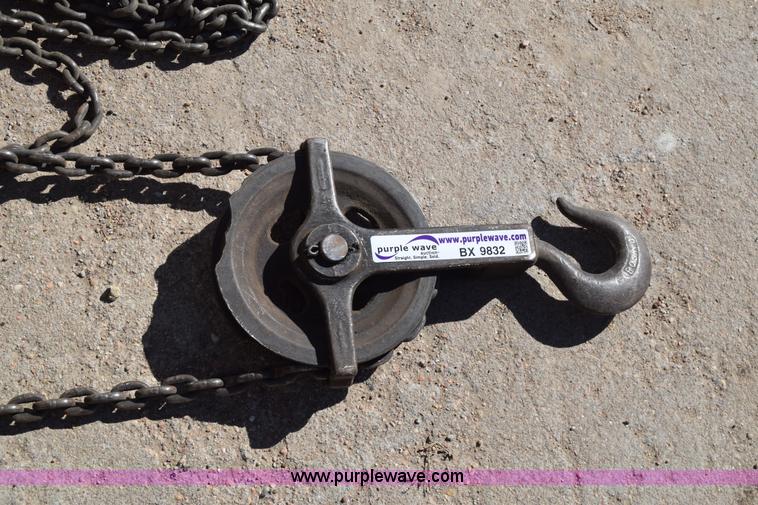 image for item BX9832 Weston chain hoist
