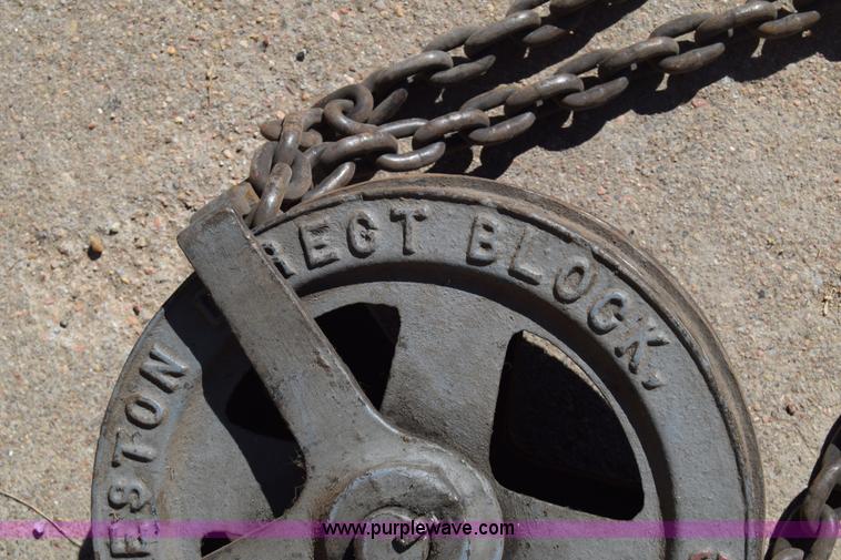 image for item BX9832 Weston chain hoist