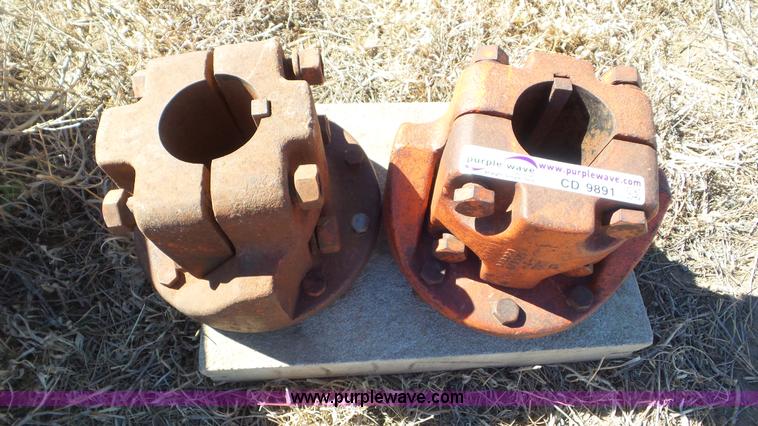 image for item CD9891 (2) Case tractor wheels and hubs