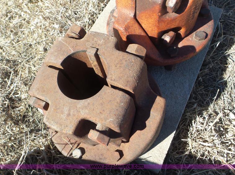 image for item CD9891 (2) Case tractor wheels and hubs