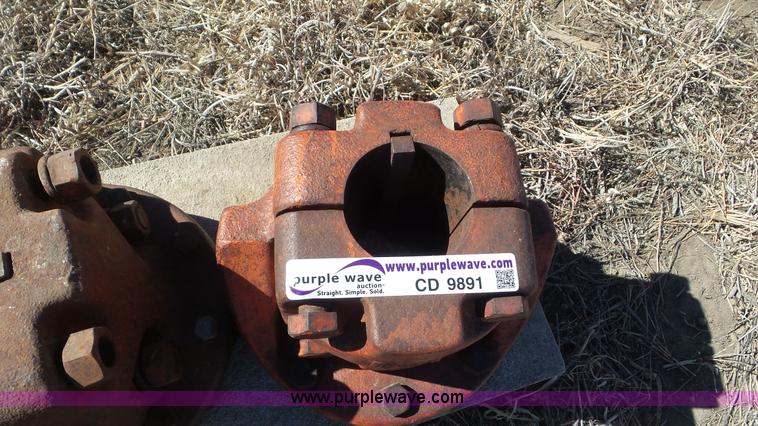 image for item CD9891 (2) Case tractor wheels and hubs