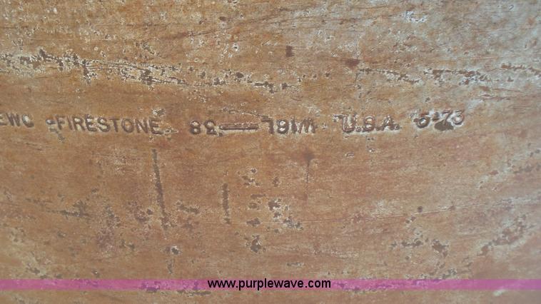 image for item CD9891 (2) Case tractor wheels and hubs