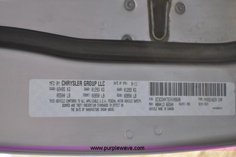 image for item G7244 2012 Dodge Charger Police