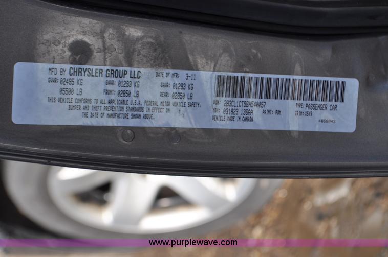 image for item G7254 2011 Dodge Charger Police