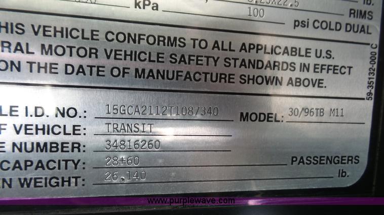 image for item K5004 1996 Gillig Phantom shuttle bus