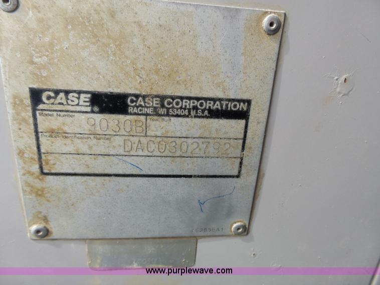image for item L3748 1999 Case 9030B excavator