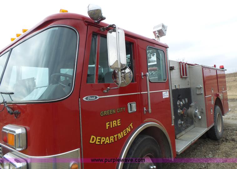 image for item L7130 1991 Pierce Crew Cab fire truck